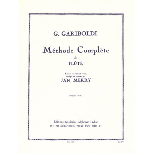 Giuseppe Gariboldi: M&eacute;thode compl&egrave;te Vol.1 (Flute solo)