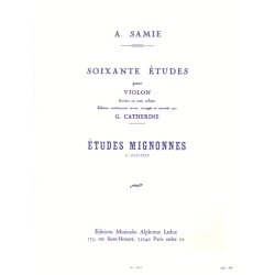 Samie: 60 Etudes Vol.1: Etudes mignonnes Op.31 (Violin solo)