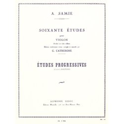 Samie: 60 Etudes Vol.2: Etudes progressives Op.32 (Violin solo)