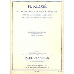 Exercice journaliers pour clarinette