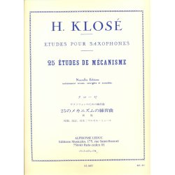 &Eacute;tudes de m&eacute;canismes pour saxophones (25)