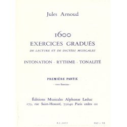 Jules Arnoud: 1600 Exercices gradu&eacute;s Vol.1 (Miscellaneous)