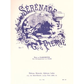 Gabriel Pierné: Sérénade Op.7 (Clarinet)