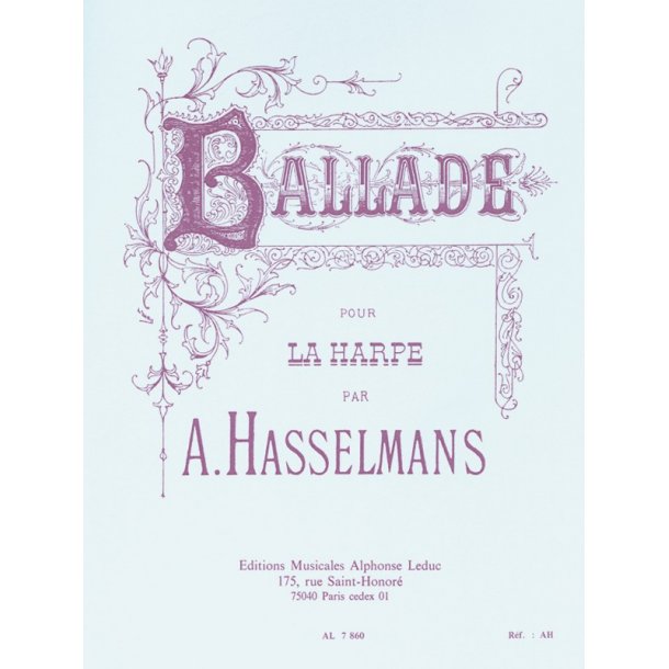 Alphonse Hasselmans: Ballade (Harp solo)