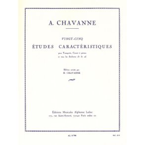 A. Chavanne: 25 Etudes caractéristiques (Trumpet solo)