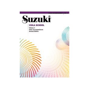 Sukuzi Viola School: Volume 5 Revised Edition - Piano Accompaniments Book (Revised Edition)