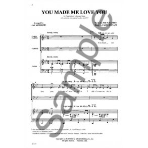 Joe McCarthy/James V. Monaco: You Made Me Love You (Arr. Jay Althouse)