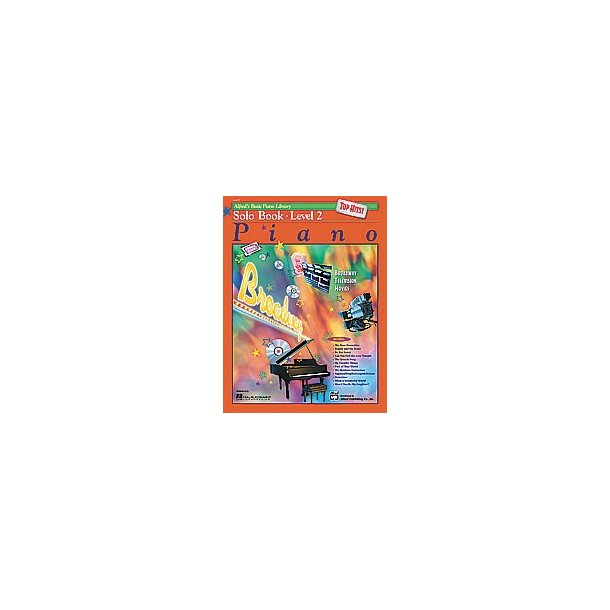 ALFRED'S BASIC PIANO LIBRARY TOP HITS SOLO LEVEL 2 PIANO BOOK