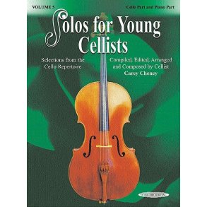 CHENEY CAREY SUZUKI SOLOS FOR YOUNG CELLISTS VOL.5 CELLO/PIANO BOOK