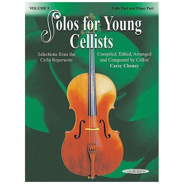 CHENEY CAREY SUZUKI SOLOS FOR YOUNG CELLISTS VOL.5 CELLO/PIANO BOOK
