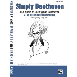 BEETHOVEN SIMPLY BEETHOVEN (RAY JERRY) EASY PIANO BOOK