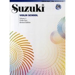 Suzuki: Violin School Volume 4 - Violin Part (Revised Edition) Book/CD