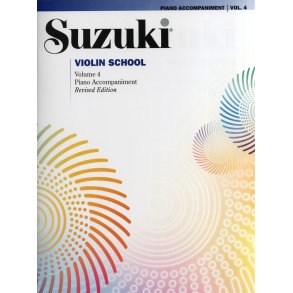 Suzuki Violin School Volume 4 - Piano Accompaniment (Revised Edition)