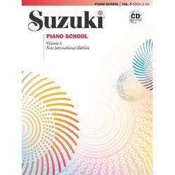 AZUMA SUZUKI PIANO SCHOOL VOLUME 5 NEW INTERNATIONAL EDITION BOOK/CD
