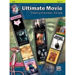Ultimate Movie Instrumental Solos: Cello (Book/CD)
