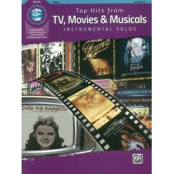 Alfred's Instrumental Play-Along: Top Hits From TV, Movies &amp; Musicals - Flute (Book/CD)