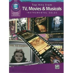 Alfred's Instrumental Play-Along: Top Hits From TV, Movies & Musicals - Tenor Saxophone (Book/CD)
