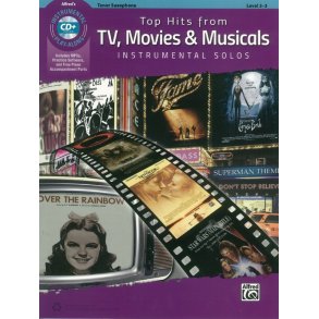Alfred's Instrumental Play-Along: Top Hits From TV, Movies & Musicals - Tenor Saxophone (Book/CD)
