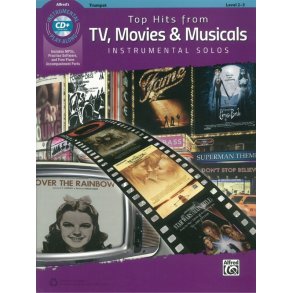Alfred's Instrumental Play-Along: Top Hits From TV, Movies & Musicals - Trumpet (Book/CD)