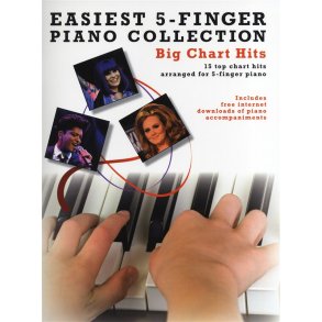 Easiest 5-Finger Piano Collection: Big Chart Hits