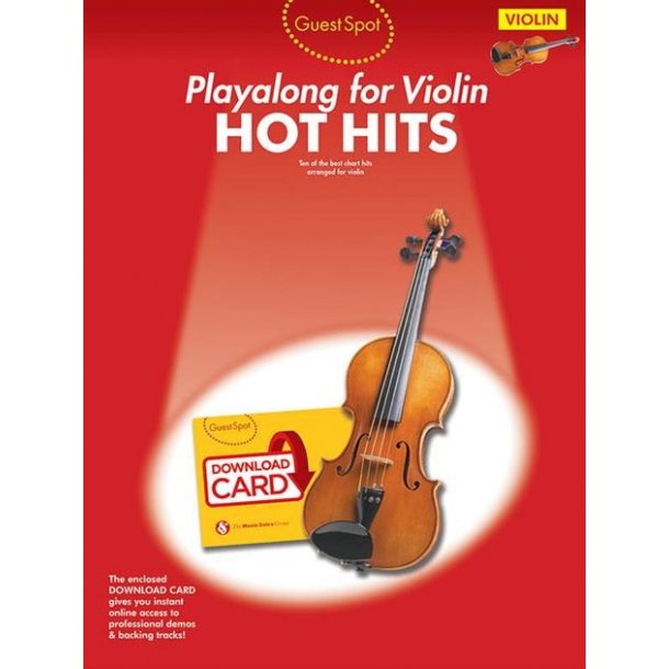 Guest Spot: Hot Hits - Violin (Book/Download Card)