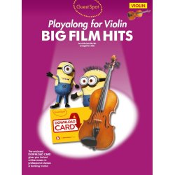 Guest Spot: Big Film Hits Playalong For Violin (Book/Download Card)
