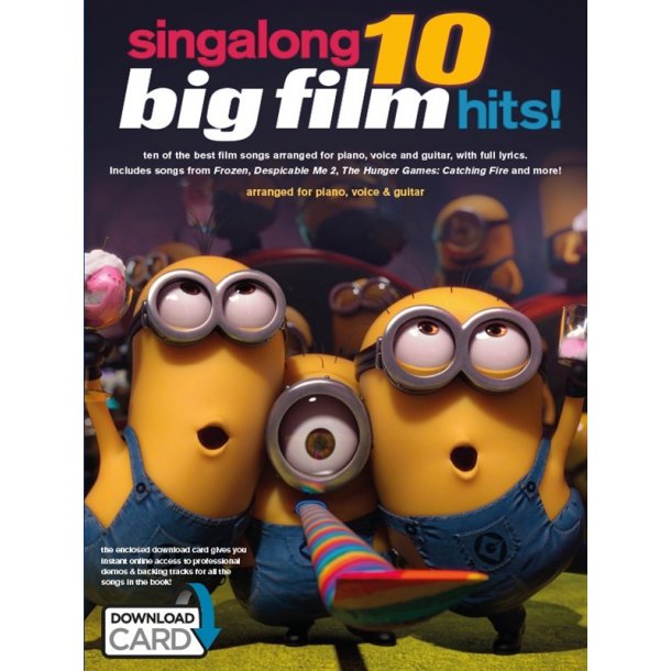 Singalong: 10 Big Film Hits (Book/Download Card)