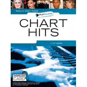 Really Easy Piano Playalong: Chart Hits (Book/Download Card)