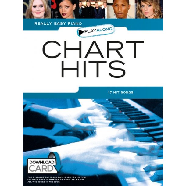 Really Easy Piano Playalong: Chart Hits (Book/Download Card)