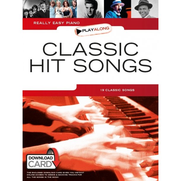 Really Easy Piano Playalong: Classic Hit Songs (Book/Download Card)