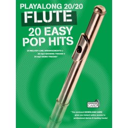 Playalong 20/20 Flute: 20 Easy Pop Hits (Book/Download Card)