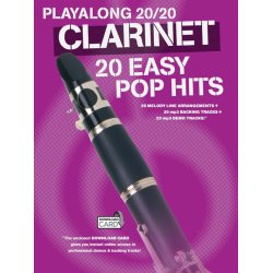 Playalong 20/20 Clarinet: 20 Easy Pop Hits (Book/Download Card)