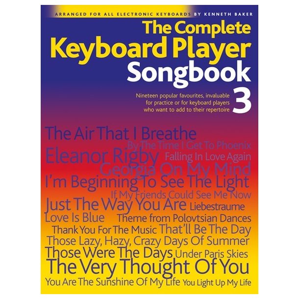 The Complete Keyboard Player: Songbook 3