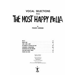 Frank Loesser: The Most Happy Fella - Vocal Selections