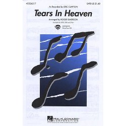 Eric Clapton: Tears In Heaven (SATB/Piano)