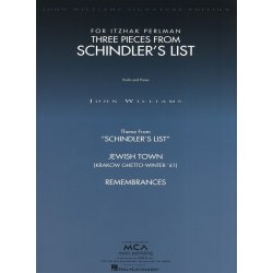 John Williams: Three Pieces From Schindler's List (Violin/Piano)