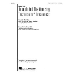 Andrew Lloyd Webber: Joseph And The Amazing Technicolor Dreamcoat Medley (Instrumental Pack)