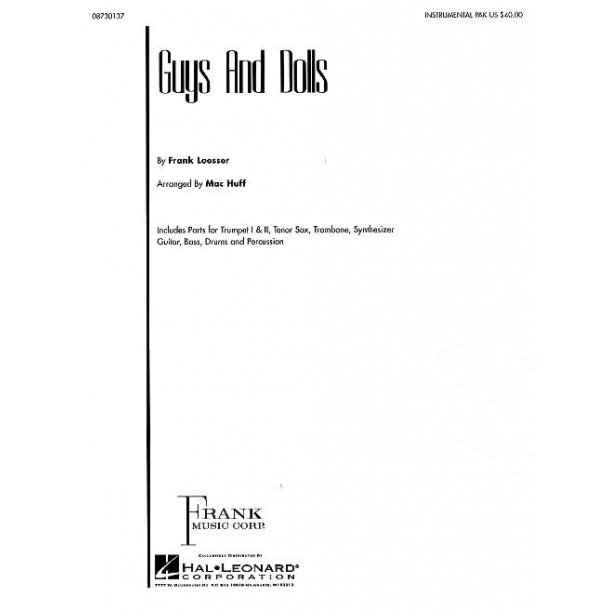 Frank Loesser: Guys And Dolls Medley (Instrumental Pack)