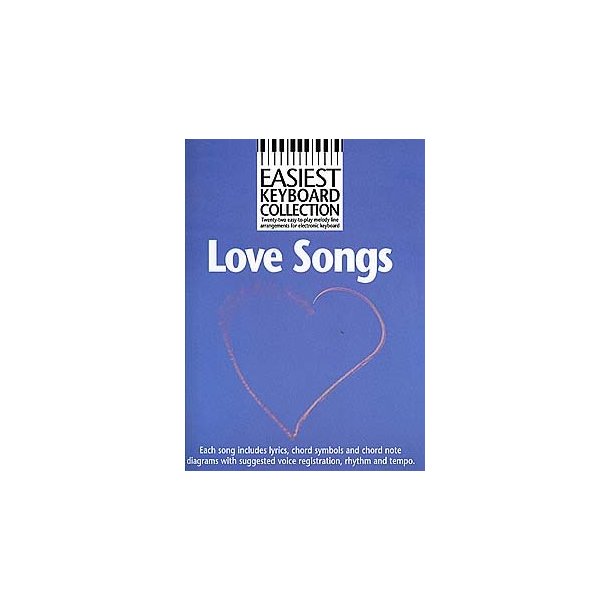 Easiest Keyboard Collection: Love Songs