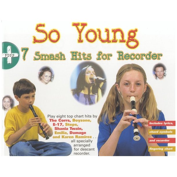So Young + 7 Smash Hits For Recorder