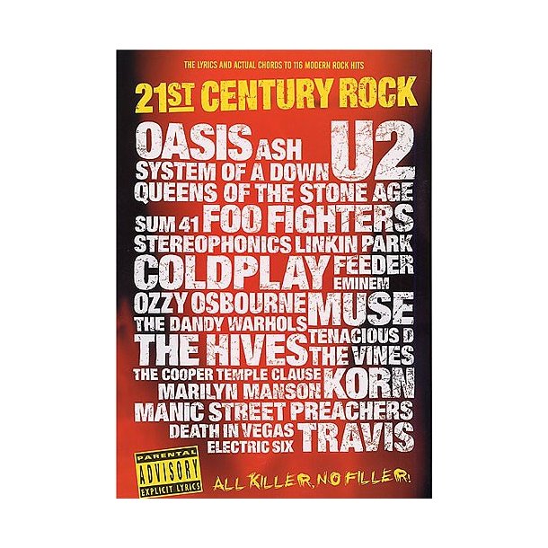 21st Century Rock Chord Songbook Slipcase