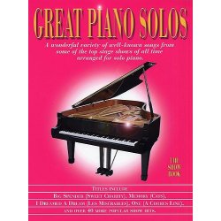 Great Piano Solos - The Show Book