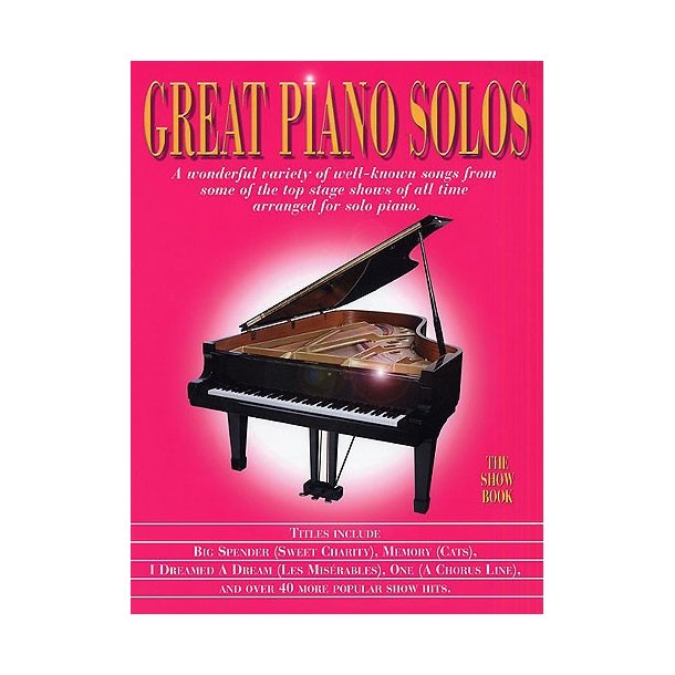 Great Piano Solos - The Show Book