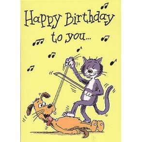 Music Gallery: Kids 2 Birthday Card
