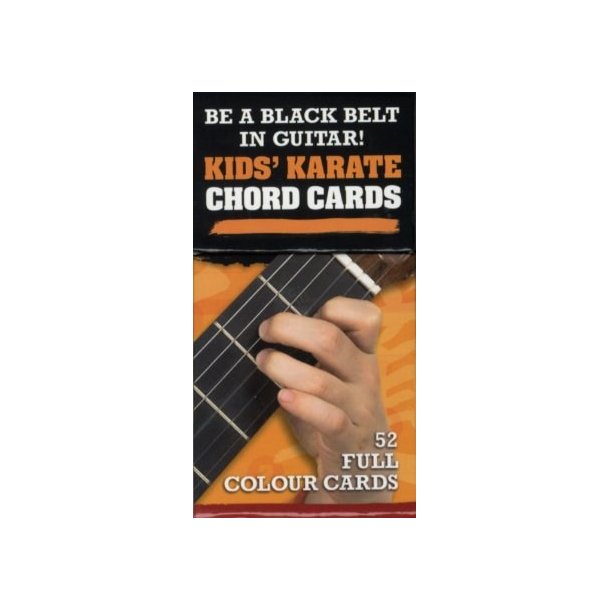 50 Guitar Flash Cards: Kids' Karate Chord Cards