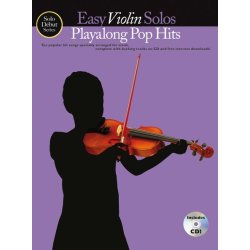 Solo D&eacute;but Series: Easy Violin Solos: Playalong Pop Hits (Book/CD)
