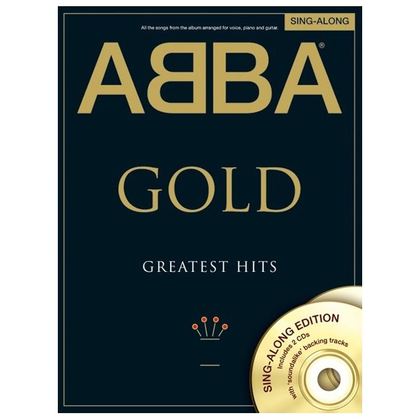 ABBA: Gold - Greatest Hits Singalong PVG (Book and 2 CDs)
