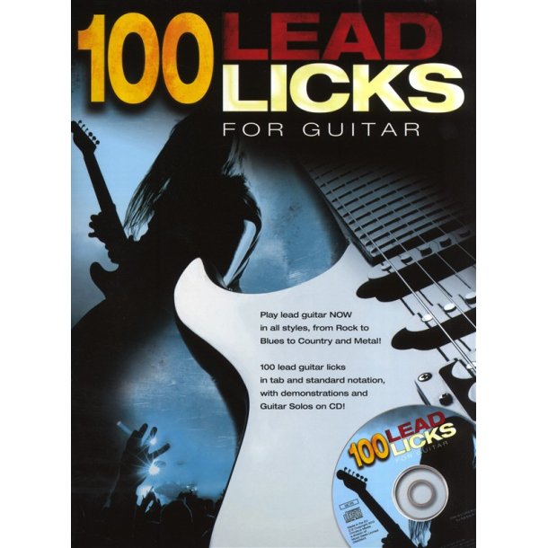 Alan Warner: 100 Lead Licks For Guitar