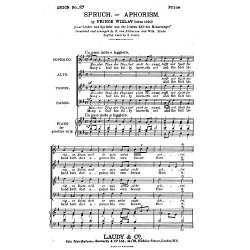 Witzlav, P Aphorism Many A Fool Satb