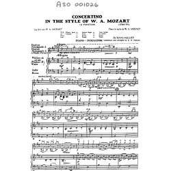 Hans Millies: Concertino In The Style Of Mozart (Score/Parts)
